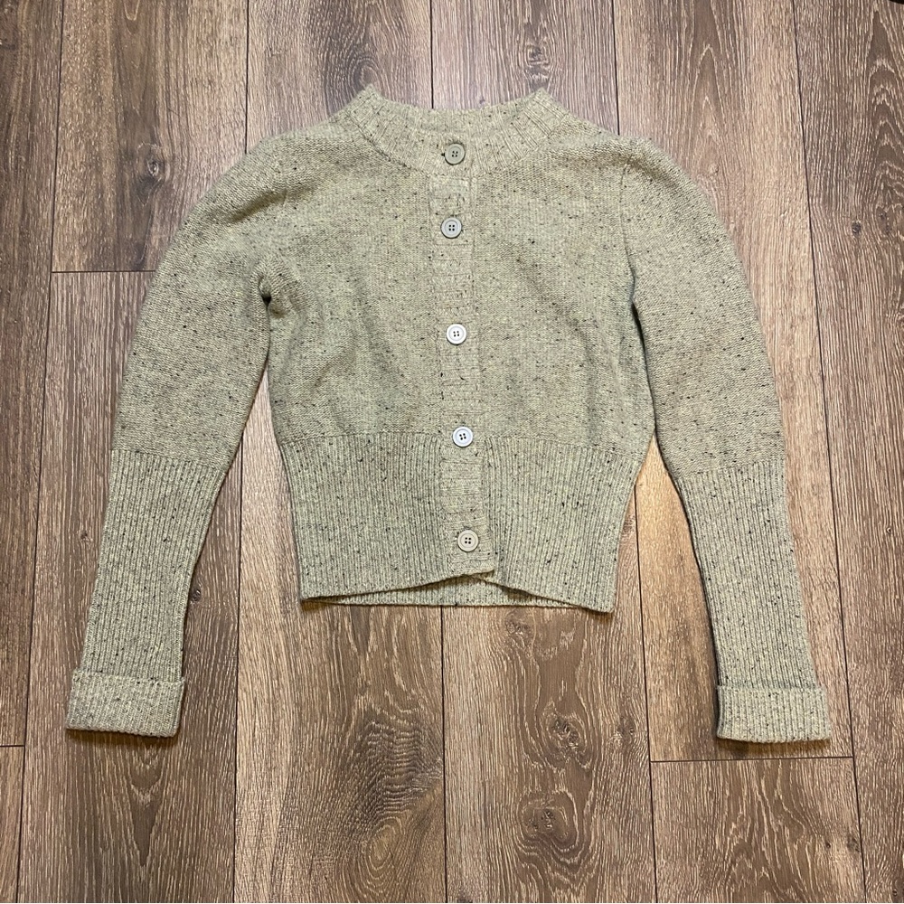 COS Beige Wool Cardigan
